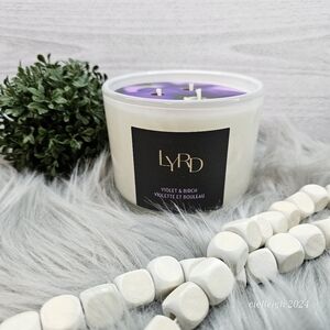 Avon Lyrd 3-wick Candle Violet And Birch